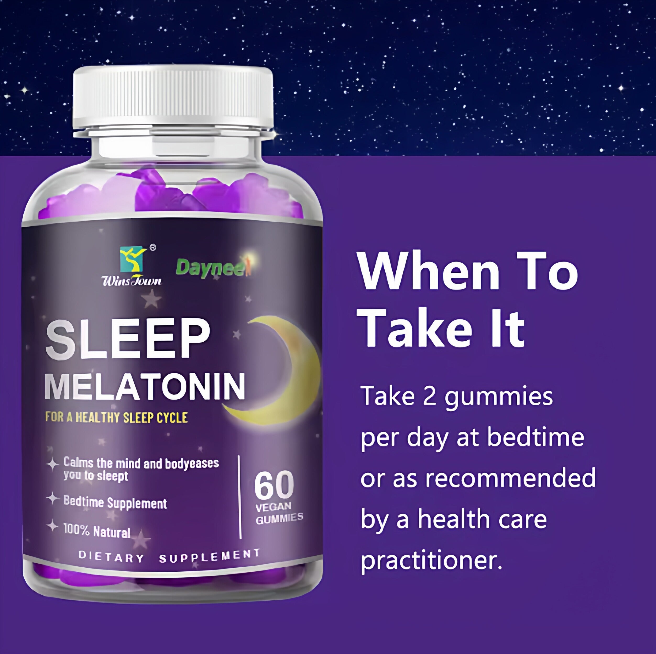 Daynee Night Calm™ Melatonin Gummies